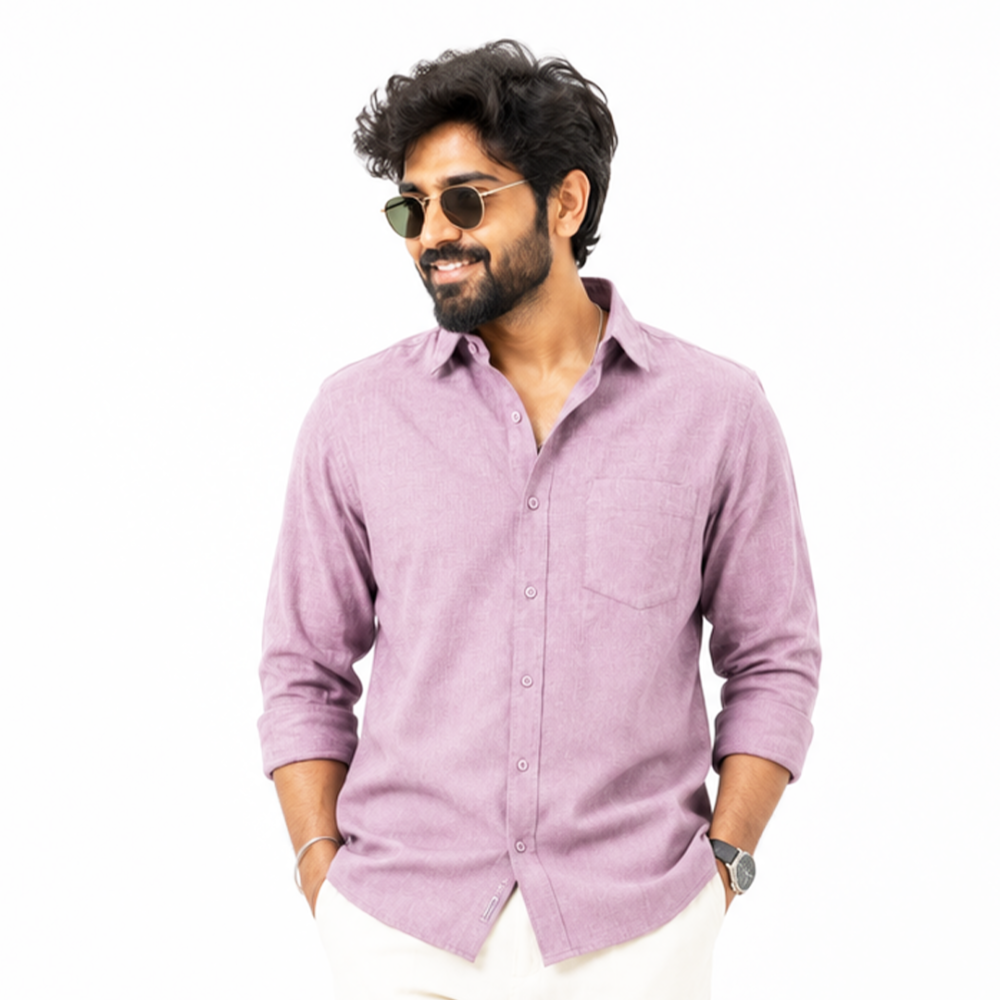 Purple  Linen