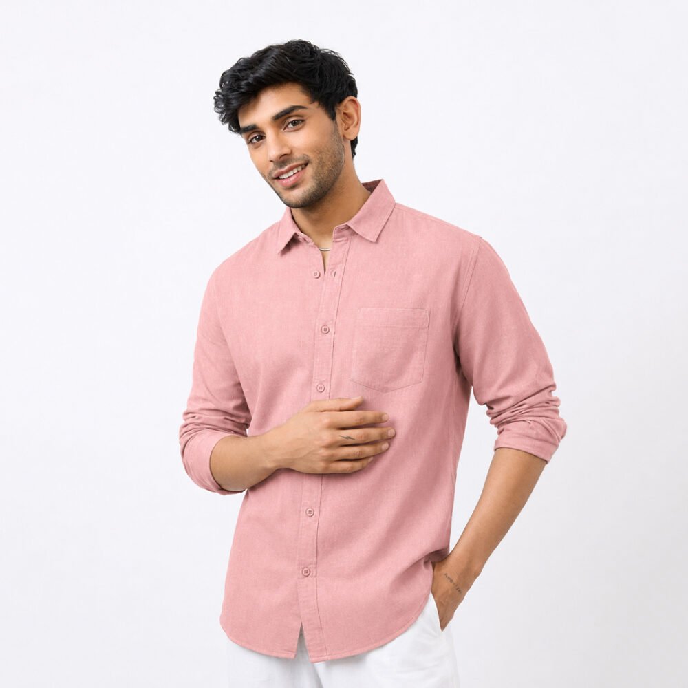Pink Linen Blend