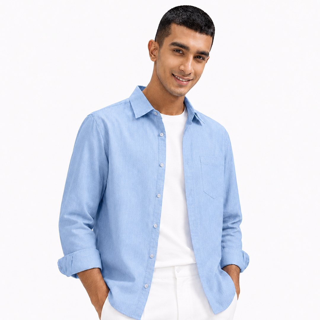 Light Blue Linen