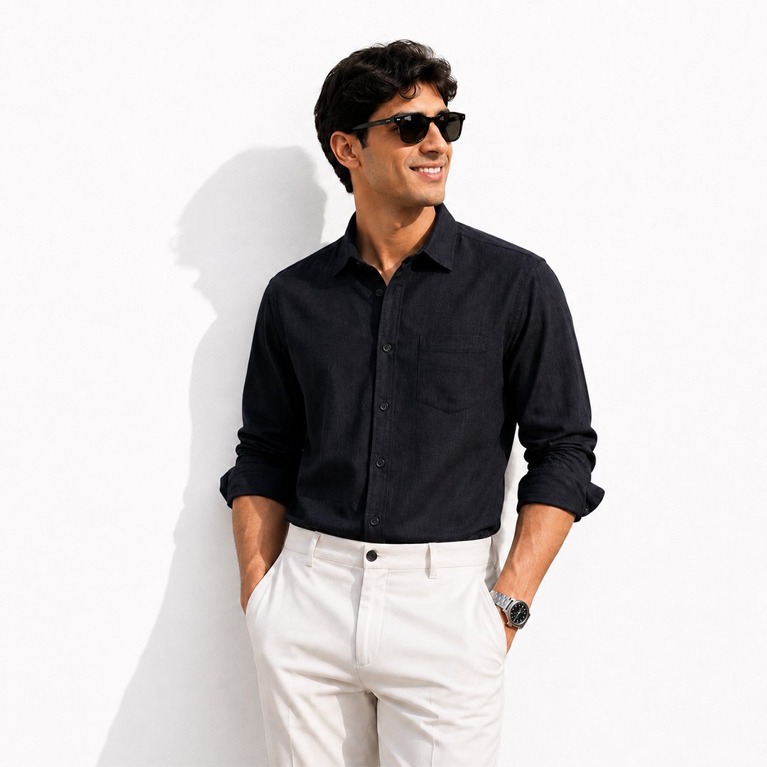 Elephant Gray Linen Blend